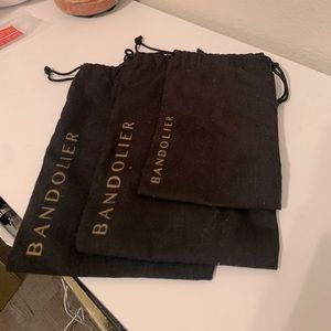Three drawstring Bandolier bags